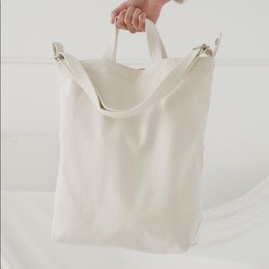 Baggu Natural White Canvas Duck Bag Tote